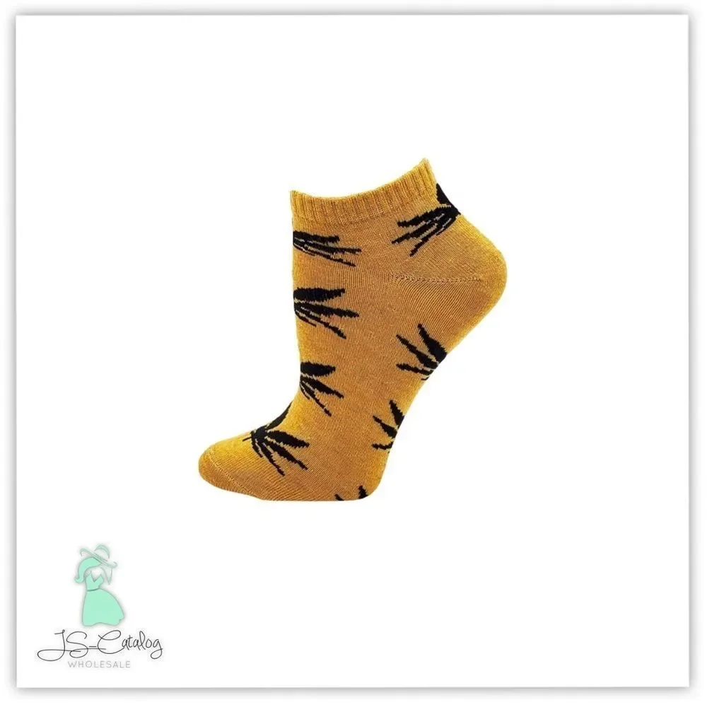 🌳 2 FOR 💲15 🌳 Weed Leaf Print Ankle Socks